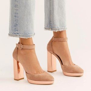 Free People Classy Mix & Mingle Platform Heels